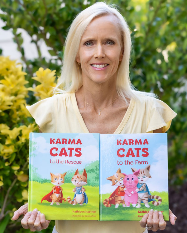 kathleen with books kathleen with books
