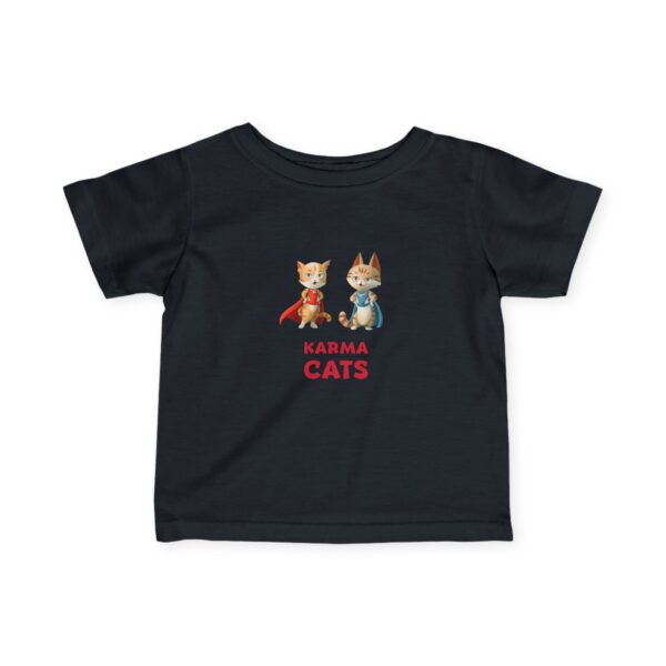 Karma Cats Infant Fine Jersey Tee - Image 3