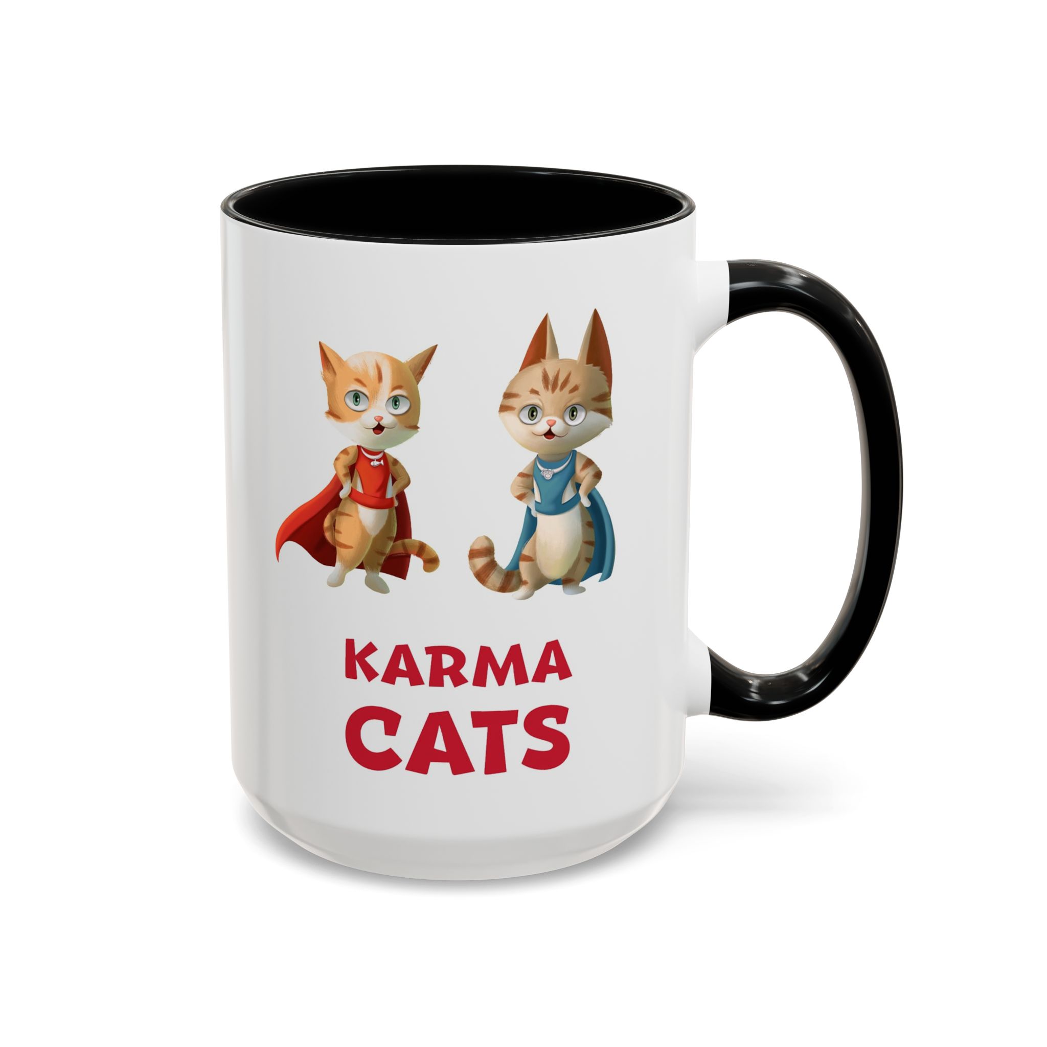 Karma Cat Ceramic Mug (15oz) - Image 6
