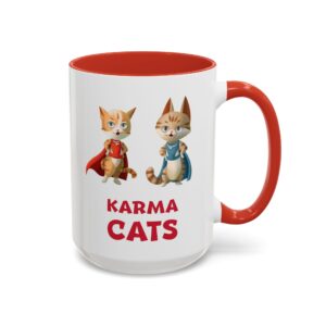 Karma Cat Ceramic Mug (15oz)