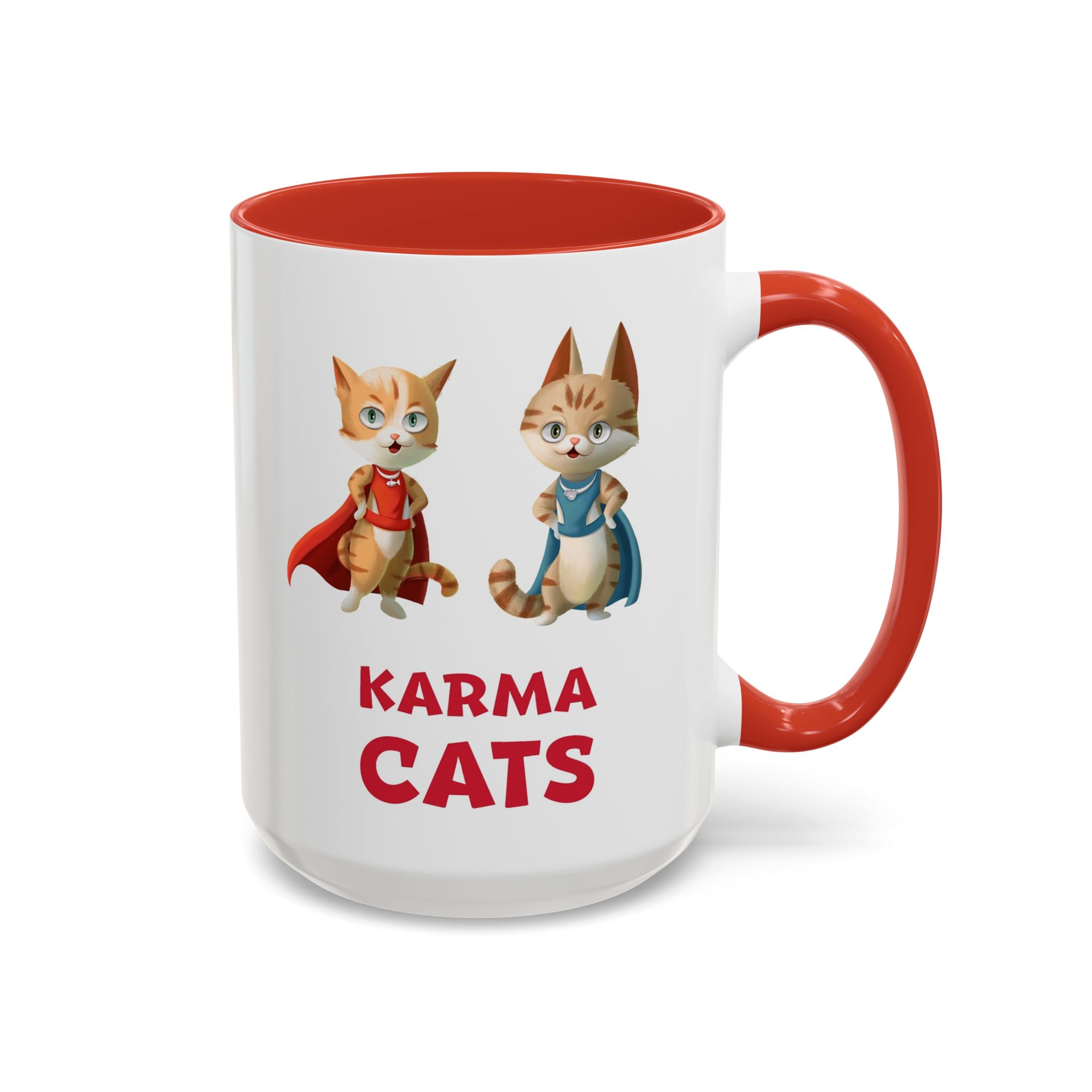 Karma Cat Ceramic Mug (15oz)