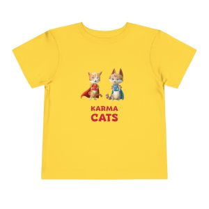 Karma Cats Toddler Tee for ages 2-5!