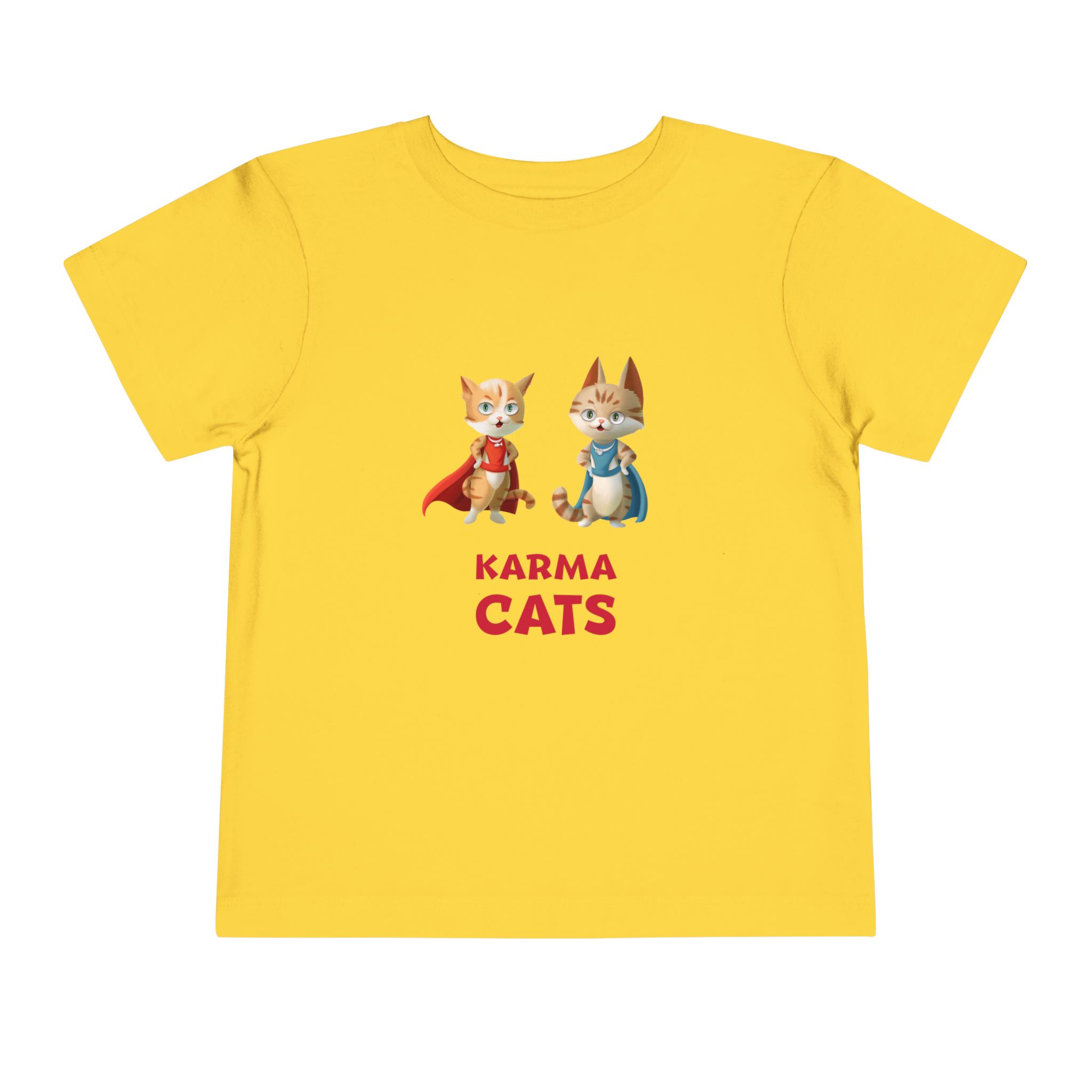 Karma Cats Toddler Tee for ages 2-5!